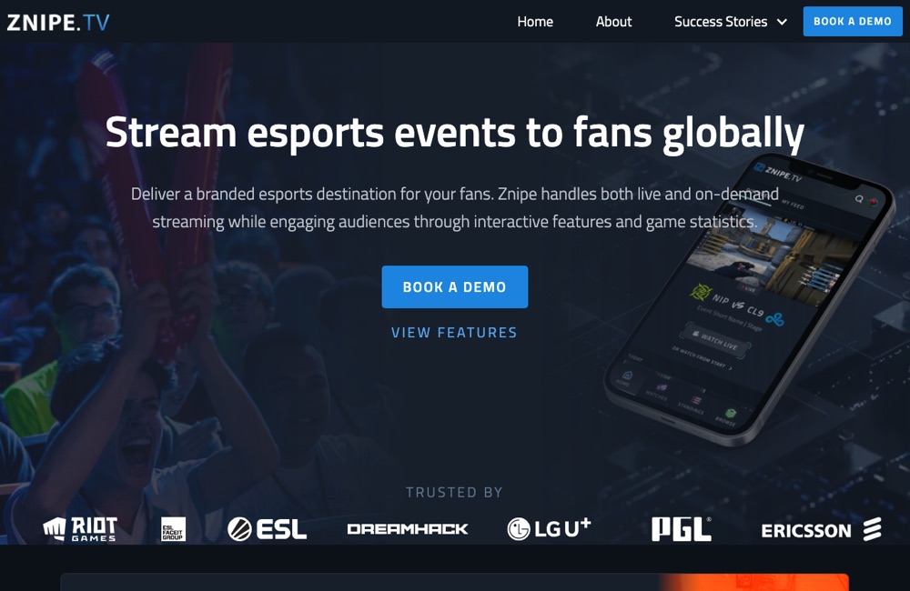 Site Znipe.tv